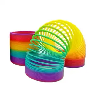 Rainbow ring fidget spinner with vibrant colors for kids and family fun. Ideal for early learning and preschool education, helping develop focus, coordination, and sensory skills.