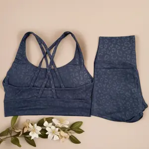 Yoga Clothes Set 2 Piece Gym Shorts Yoga Shorts tracksuit set athletic tracksuit Set Women Back Bra Waist Shorts Fitness Suit Running Workout Tracksuit Fathersdaygift Gray Seamless Waisted