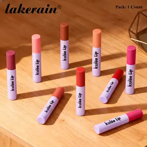 Lakerain 1 Count Lip Gloss, Makeup, Available in 9 Shades, Gentle Formula, Nourishe and Protect Lips, Long-Lasting Color Lock, Matte Finish with Light Application, Layer for a Glossy Lip Finish