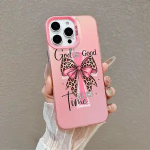 Softcase for iPhone 17 16 E Pro Max 15 Plus 14 13 12 11 XS XR Cross & Bow Religious Premium Shockproof Silicone Lightweight Anti-Scratch Protective Cover