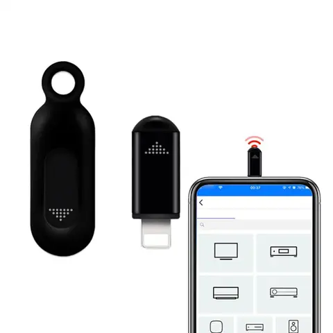 Smartphone Remote Controller, 1 Count Mini Universal Smart Infrared Application Control Adapter, Automatic On Off Control, Smartphone Infrared Remote Controller for TV Air Conditioner Fan