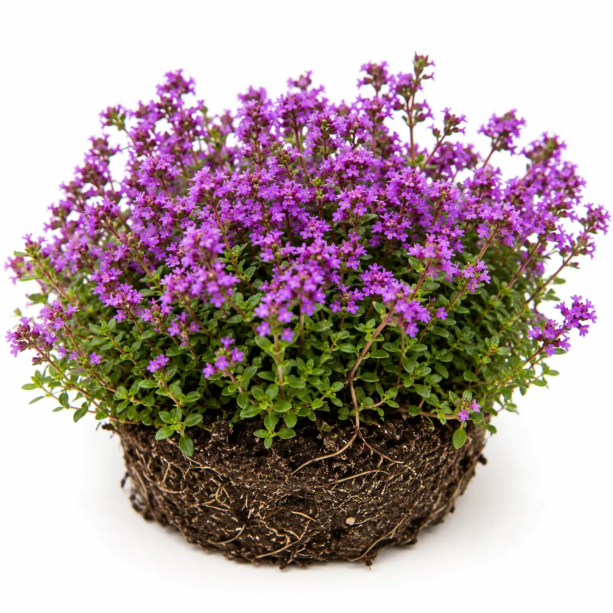Creeping Thyme Seeds for Planting (10,000 Seeds) Vibrant Ground Cover Flower Seeds for Rock Gardens, Walkways, Borders & Pollinator Gardens, Perennial Low Growing Thyme