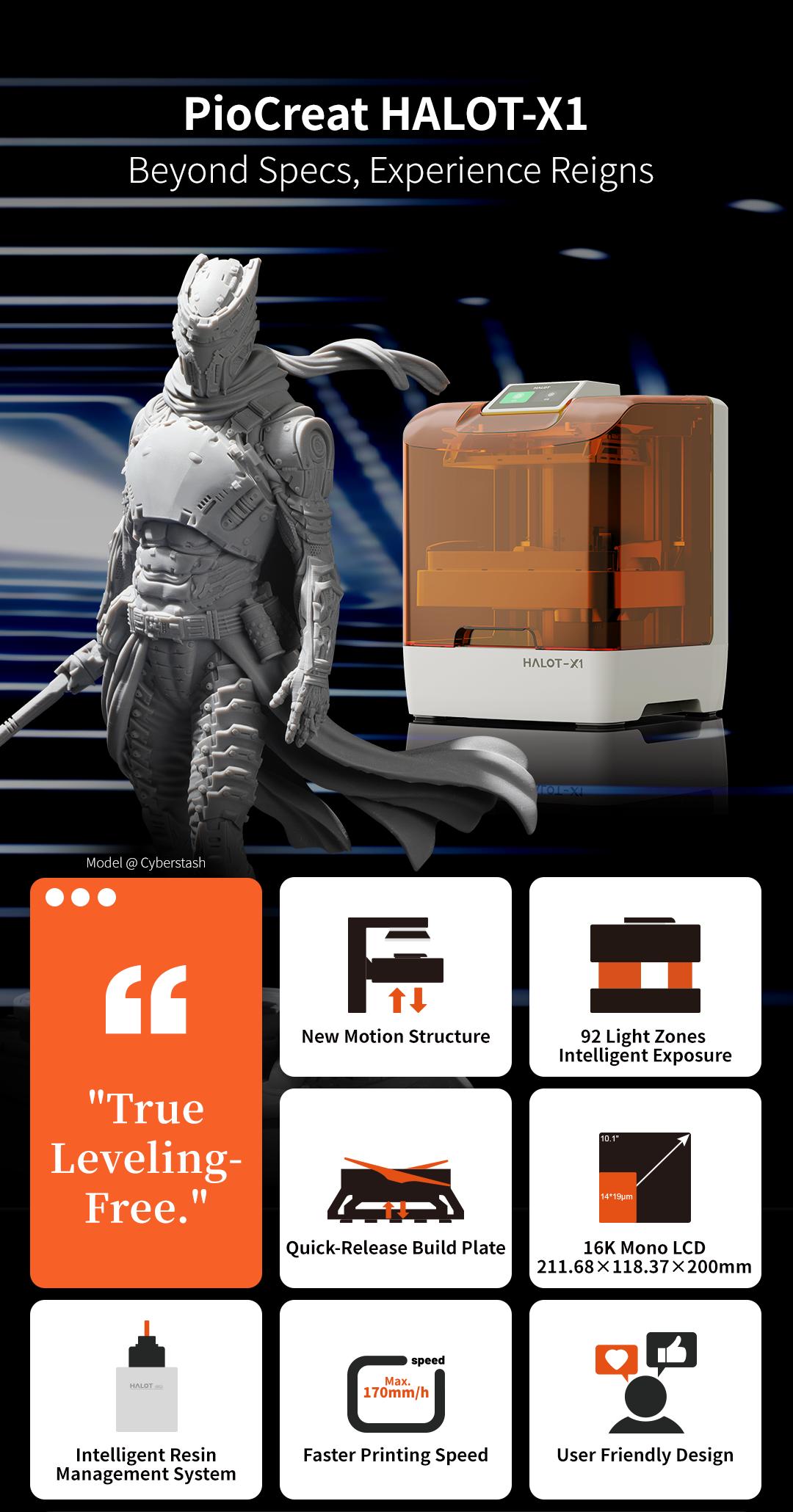 Creality HALOT-X1 Resin 3D Printer