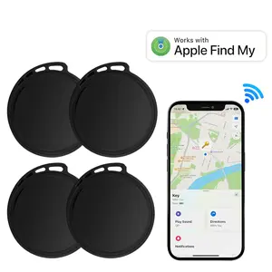 Portable Mini Smart GPS Tracker for Apple Find My iOS, Replaceable Battery Car GPS Locator, Wallet Luggage Car Pet Elderly Tracking Device