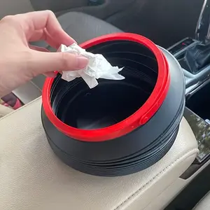 Car Trash Can, Foldable, Large Capacity, Heavy-Duty Collapsible Storage Bin, Suitable for Car Interiors, Fits All Vehicles, Compact Folding Design for Car Interiors, Easy to Clean and Store, Space-Saving Car Organizer