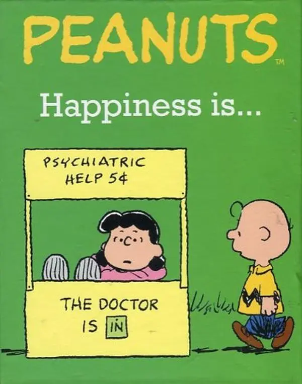 Used Peanuts "Happiness Is..." Positive Cards - 20 Card with Envelope Set (Literature & Art Themed Notecards for Gifting)