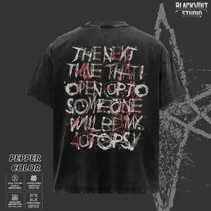 Retro LosT Lyrics Bring Me The Horizon Graphic T-Shirt, Vintage Rock Band Tee, Metalcore Music Shirt, Rock & Roll Gift for Men & Women, Alternative Rock Band Tee