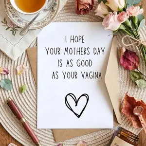 Funny Dirty Mothers Day Card, Mothers Day Gift From Husband, Card For Her, Wife Birthday Card, Anniversary Card For Wife, Wife Gift For Her