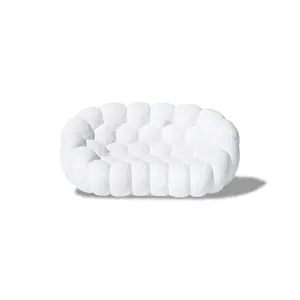 Bubble Couch Incense Holder Limited Edition Cement Sculpture 8.41 in x 5.18 in x 3.41 in Handcrafted with Smooth Matte Finish