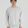 350 GSM 'Heather Grey' Fleece Crewneck