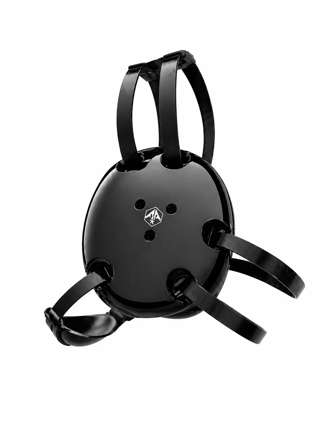 Black Vinyl Adjustable Wrestling Headgear