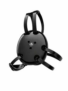 Black Vinyl Adjustable Wrestling Headgear