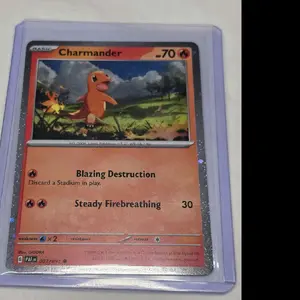 Charmander PAF 007/091 Holo foil Raw Card
