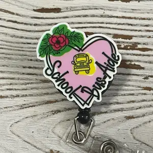 School Bus Aide Badge Reel