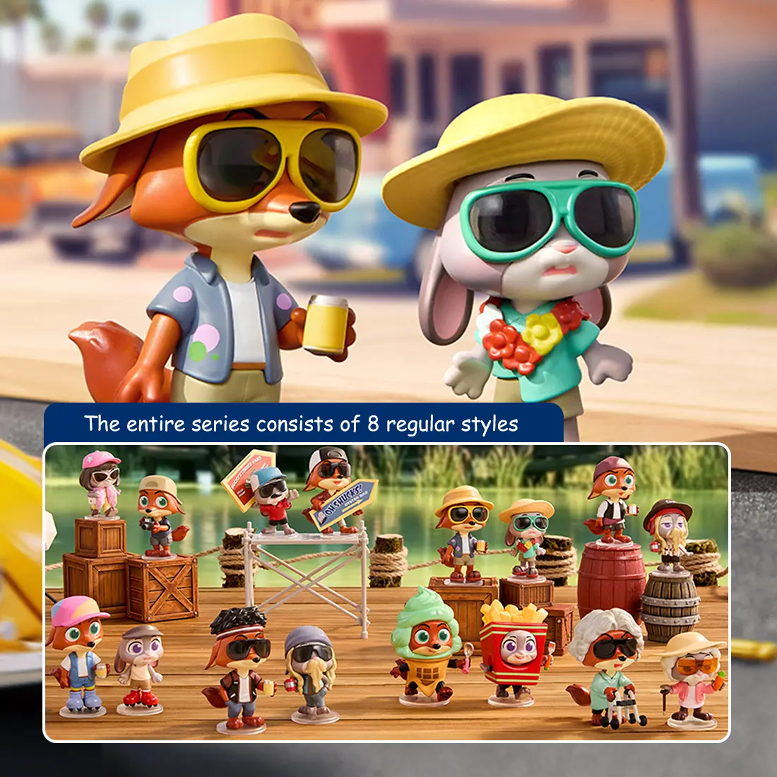 Disney Zootopia 2 Partner Disguise Series Blind Box,Nick Wilde, Judy Hopps & More,Mystery Mini Figure Toy for Gifts, Unboxing Fun,Surprise Collection for Fans,Perfect Collectible, Christmas Gift/New Year Gift,Single Box