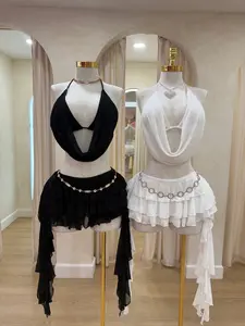 Roxanne Ruffle Skirt Set (Built in Shorts)