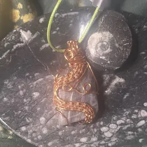 Labradorite Wrapped in Copper Unique Design Elegant Jewelry for Casual & Formal Occasions
