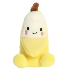 Palm Pals Adorable Gwen Banana 5 inch Yellow Mini Soft Plush Collectable Stuffed Animal