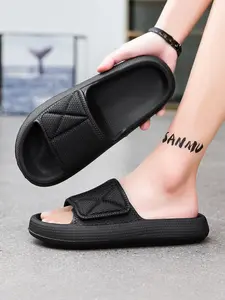 Men's Fashion Sport Sandals, Thick Sole Height Boost, Anti-Slip Breathable, Casual PU Leather, Eva Sole, Sizes 38-45, Summer Beach Shoes