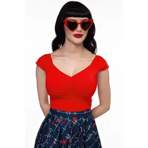 Isabel Top in Red
