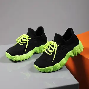 Woman's Summer Lace Up Low Top Sneakers, Lightweight Breathable Comfortable Sports Running Shoes for Gym Exercise & Daily, Walking Casual Sports Shoes, Foot Wear, Fall Outfits, Fall Freshness