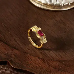 Gothic Cross Beaded Ring – Elegant Vintage Style Jewelry for Women, Meaningful Everyday Gift