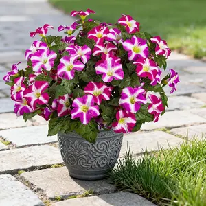 7-Head Climbing Vine Decorative Plant, UV Resistant Artificial Flowers, Realistic Fake Plants for Indoor Outdoor Home Decoration, DIY Floral Accessories