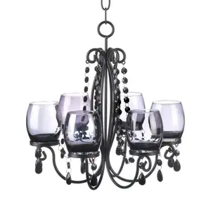 midnight chandelier candel.  holder