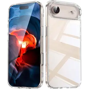 for iPhone 17 Air Case Clear [Anti-Yellowing][Military-Grade Protection] Shockproof Slim Phone Case for iPhone17 Air 5G 2025 Cover,Transparent