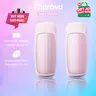 Therova CE & FCC Certified Rechargeable 2-Pack Hand Warmers - Premium Materials, Portable Pocket-Size, Longer Warmth, Type-C Charge, Modern, Ideal for Camping, Travel, Studying, Christmas Gifts for Coworkers