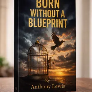 BORN WITHOUT A BLUEPRINT by Anthony Lewis - Inspirational Quote for Resilience and Persistence
