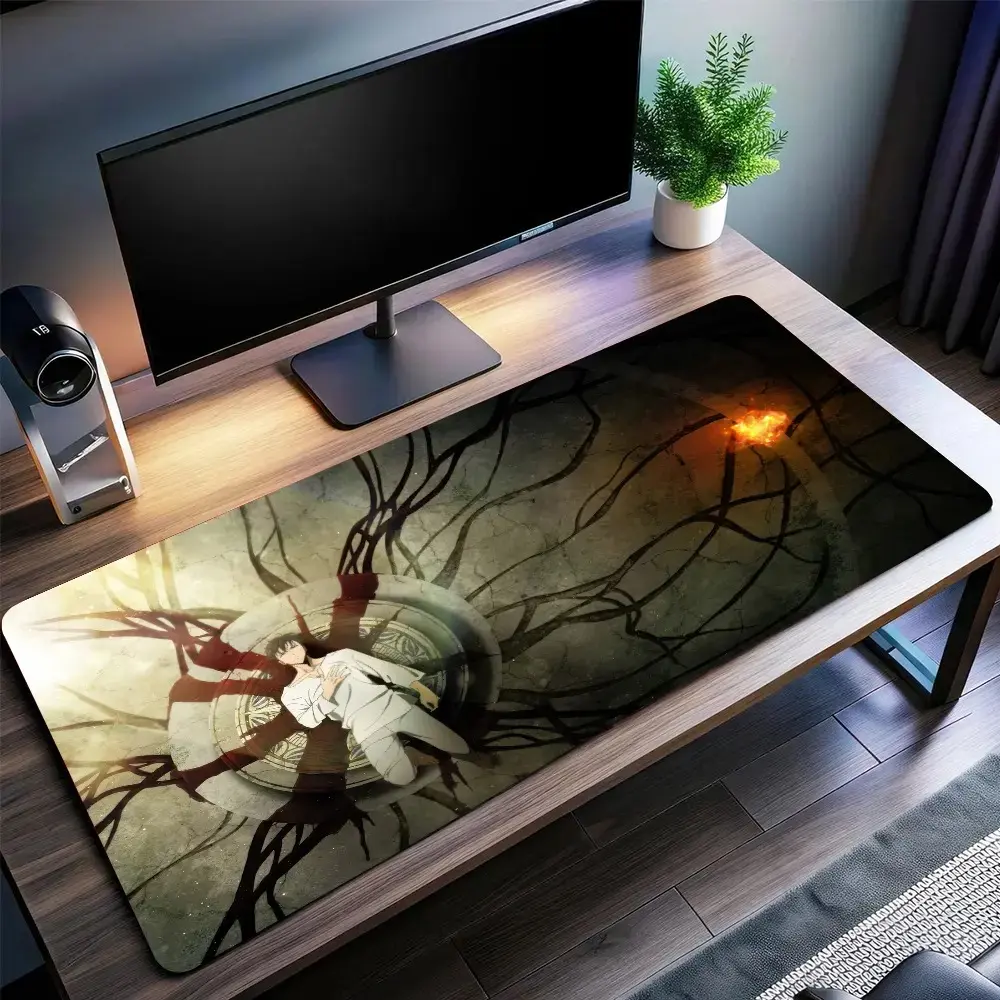 Solo Leveling Gaming Mouse Pad Personal, Custome, Anime Desk Mat Extended Keyboard Pad Waterproof Non Slip Rubber Base Large Mousepad for PC Gamer Setup Desk Accessories 40x21 Inch,Office Gifts, Decor desktop