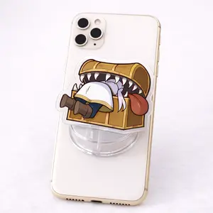 Funny Frieren Stuck in Mimic Magsafe Phone Grip Holder, Aesthetic Japan Anime Acrylic Magnetic Phone Mount, Durable Popsocket Accessories