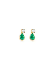 MINTED EMERALD STUDS