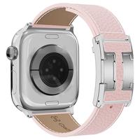 Rose Red band+Silver Buckle