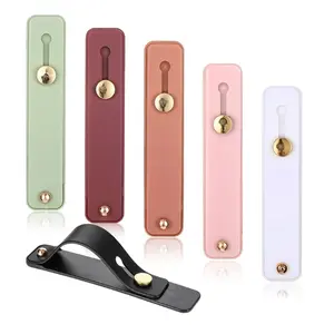 6 Pack Phone Grip Holders – Universal Finger Strap Stand for Smartphones, Portable Telescopic Phone Loop for iPhone & Android