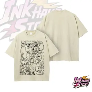 Johnny Joestar, the protagonist of JoJo's Bizarre Adventure Part 7: Wild Horse (SBR), rides a horse.--Short Sleeve Cotton Unisex Retro wash Tee