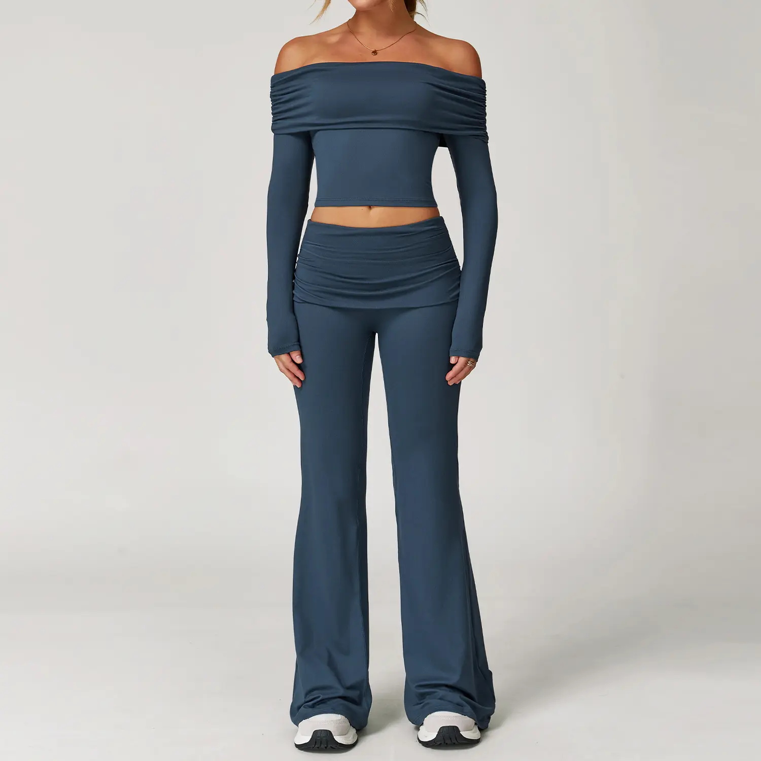 9152long sleeves+9152pants  slate blue