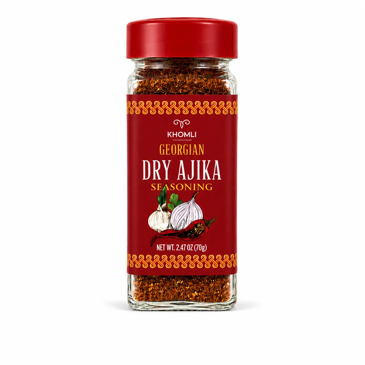Khomli Dry Ajika Georgian Seasoning, Net Wt. 2.46 oz (70g)