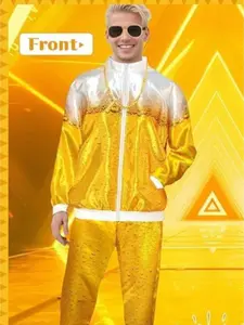 80s Retro Music Festival Outfit Oktoberfest Costume Carnival Party Sportswear With Matching Accessories Holiday Celebration Clothing