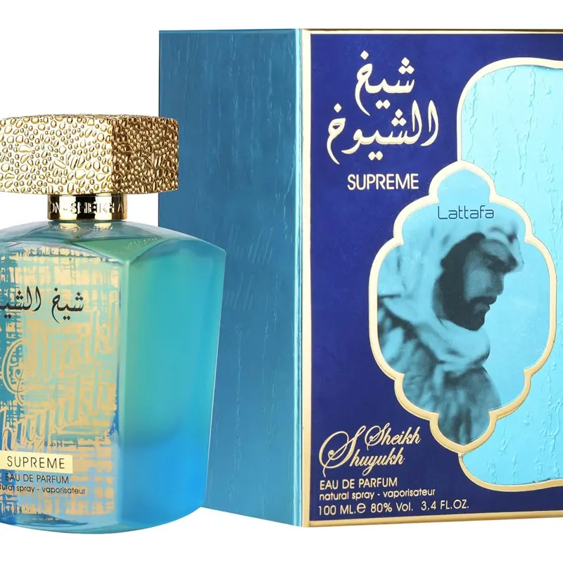 Lattafa Sheikh Al Shuyukh Supreme – Spicy, Sweet, Woody, Amber – Eau de Parfum Spray Long-Lasting Fragrance for Unisex, 3.4 Ounce / 100 ml