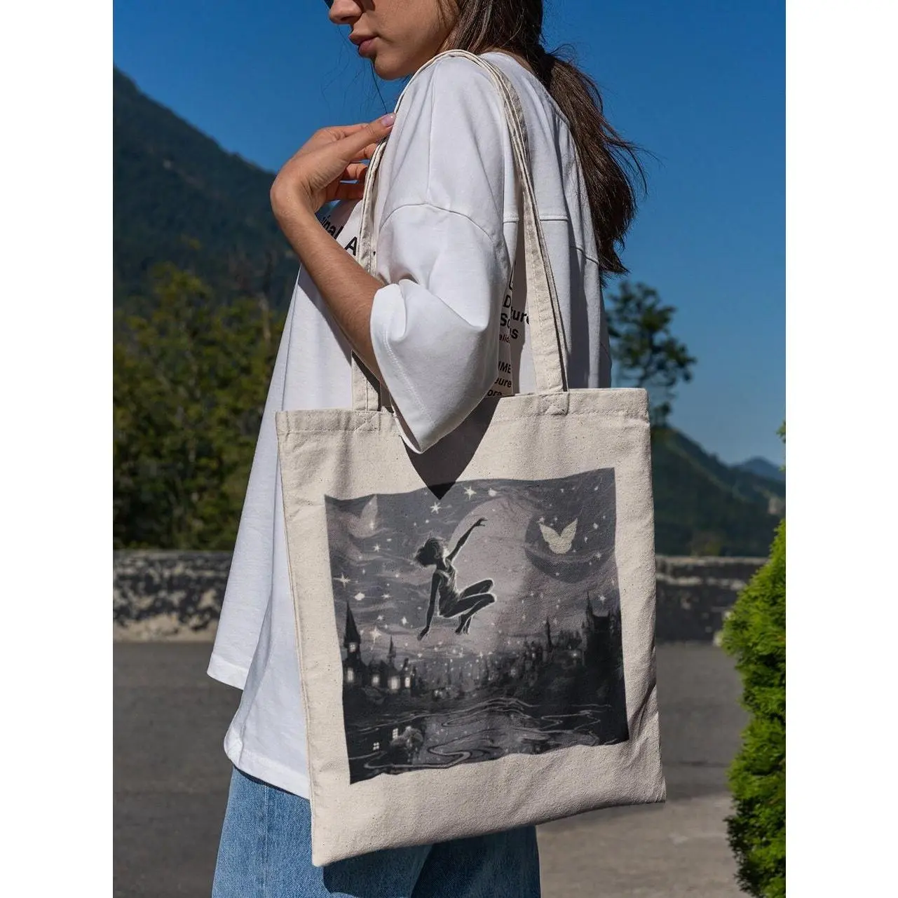 Starry Ethereal World Tote Bag