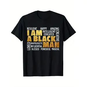 I Am Black-Black Historical Month African American T-shirt