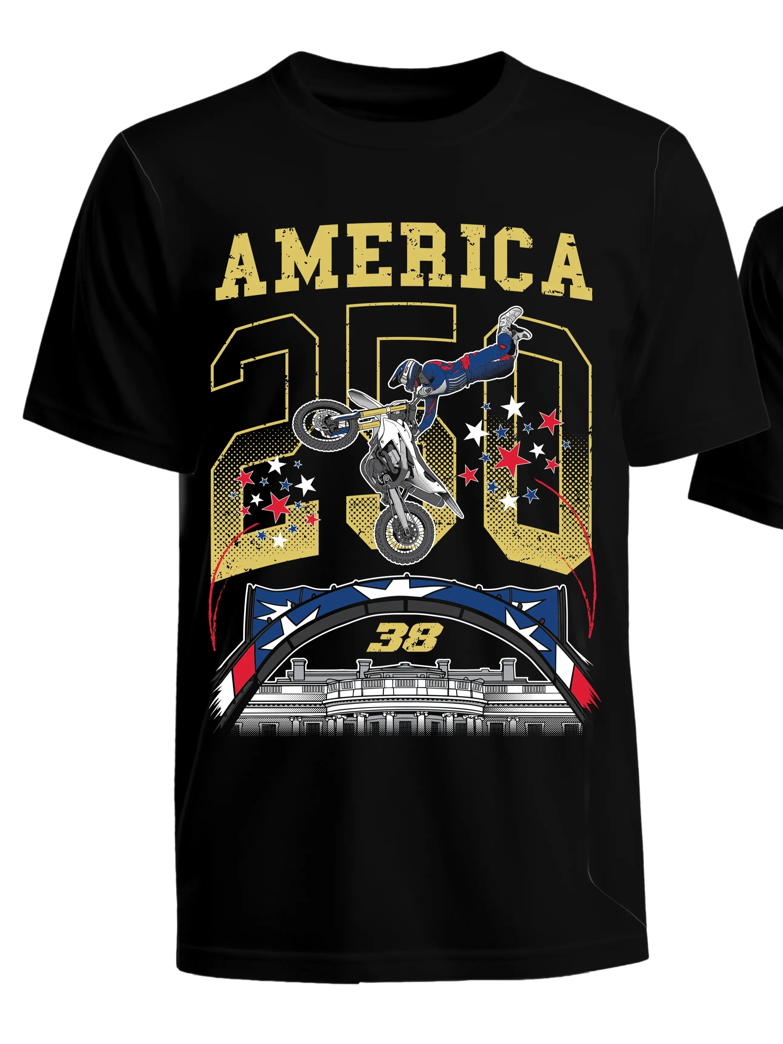 Haiden Deegan 38 America 250 Motocross Rider Jumping Graphic T-Shirt Sweatshirt Hoodie, Gift for Supercross Lovers
