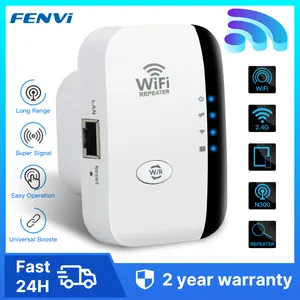 FENVI 300Mbps Wireless WiFi Repeater 802.11N WiFi Signal Booster Range Extender Network Amplifier