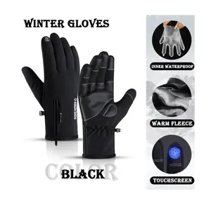 Winter Waterproof Ski Gloves Men Women Best Valentine’s Gift for Boyfriend Snow Warm Cycling Cold Weather  Windproof Cold Weather Thermal with Touchscreen Fingers for Running Driving Cycling Hiking Biking Outdoor Sports Daily Work Hand Cover
