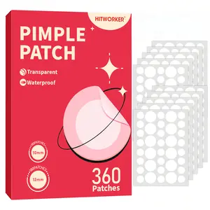 360pcs Invisible Waterproof Acne Patches, Seamless Spot Cover for Light Skin, Long-Lasting, Breathable, Natural Look Pimple Patch