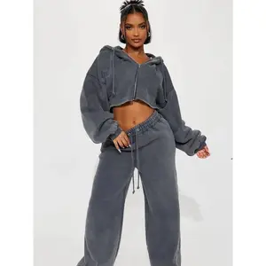 On The Go Wool Pants Set - Charcoal Grey, comfortable wool fabric, perfect for casual wear, comfortable fit, perfect for daily use GARMENTARY