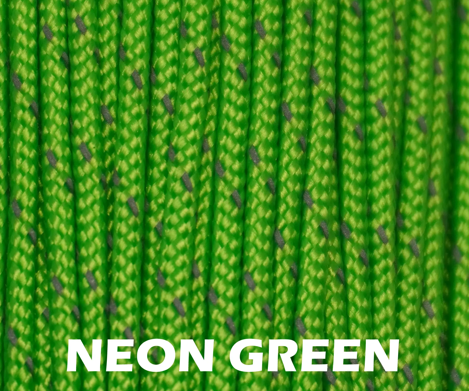 Tracer 95 Cord - Neon Green - Type 1 Paracord - 100 Feet on Plastic Winder - 1/16" Thick - Bored Paracord Brand