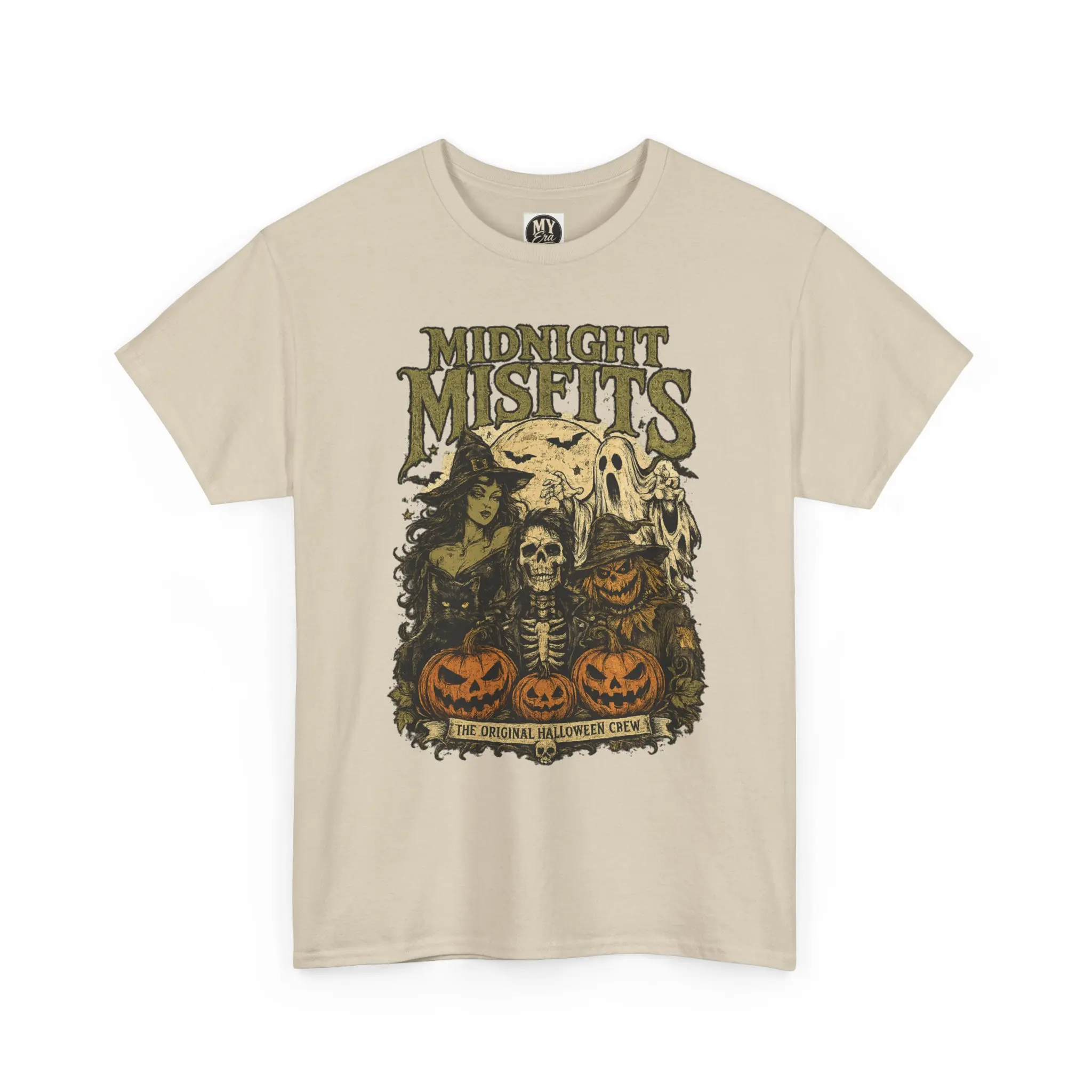 Midnight Misfits Halloween T-Shirt | Skull Pumpkin Horror Tee